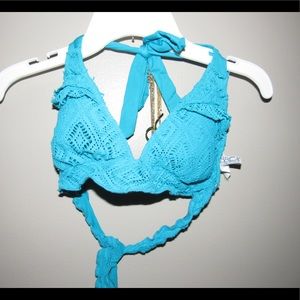 Blue patterned Swimsuit Set